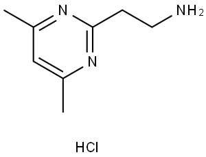 2-(4,6-dimethylpyrimidin-2-yl)ethan-1-amine hydrochloride Structure