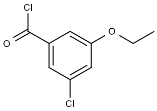 3-Chloro-5-ethoxybenzoyl chloride Structure