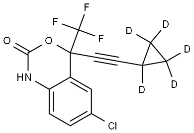 (±)-Efavirenz-d5 Structure