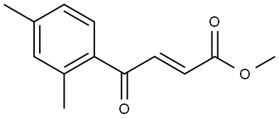 Methyl (2E)-4-(2,4-dimethylphenyl)-4-oxo-2-butenoate Structure