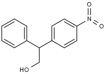 2-(4-nitrophenyl)-2-phenylethan-1-ol Structure