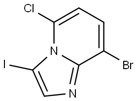 8-Bromo-5-chloro-3-iodo-imidazo[1,2-a]pyridine Structure