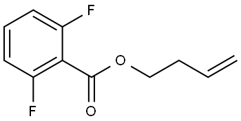 but-3-en-1-yl 2,6-difluorobenzoate Structure