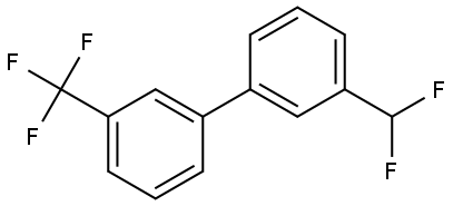 3-(Difluoromethyl)-3'-(trifluoromethyl)-1,1'-biphenyl Structure