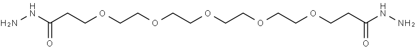 4,7,10,13,16-pentaoxanonadecanedihydrazide Structure