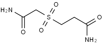 3-[(2-Amino-2-oxoethyl)sulfonyl]propanamide Structure