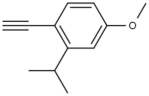 1-Ethynyl-2-isopropyl-4-methoxybenzene Structure