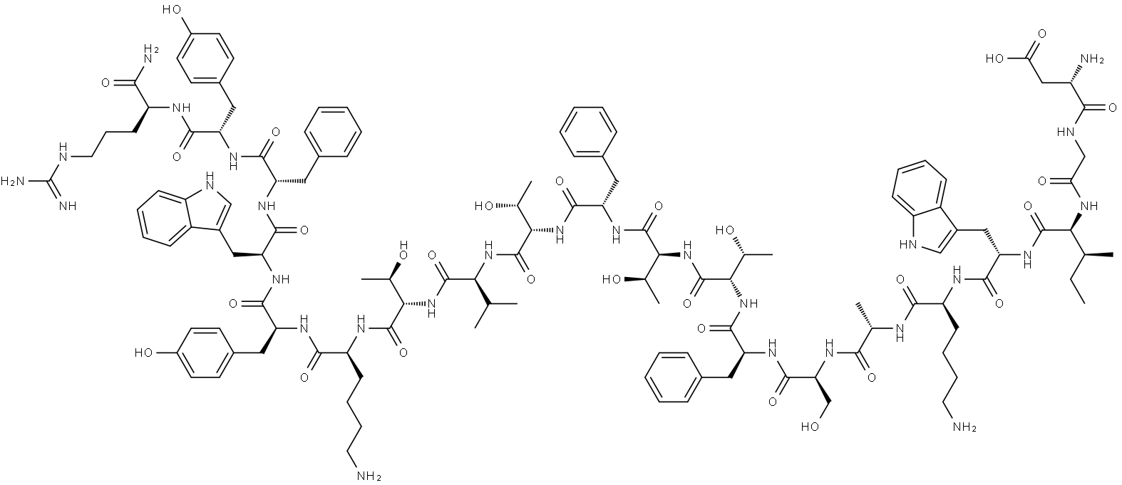 Caveolin-1 (82-101) amide (human, mouse, rat) Structure