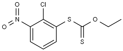 Carbonodithioic acid, S-(2-chloro-3-nitrophenyl) O-ethyl ester Structure