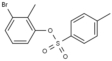 3-bromo-2-methylphenyl 4-methylbenzenesulfonate Structure