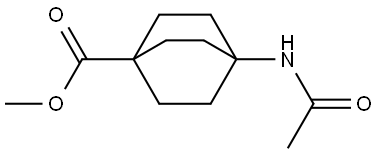 methyl 4-acetamidobicyclo[2.2.2]octane-1-carboxylate Structure