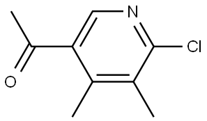 1-(6-chloro-4,5-dimethylpyridin-3-yl)ethanone Structure