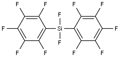 Silane, difluorobis(pentafluorophenyl)- (8CI, 9CI) Structure