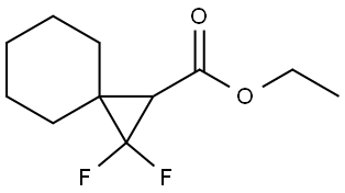 ethyl 2,2-difluorospiro[2.5]octane-1-carboxylate Structure