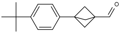 3-[4-(1,1-Dimethylethyl)phenyl]bicyclo[1.1.1]pentane-1-carboxaldehyde Structure