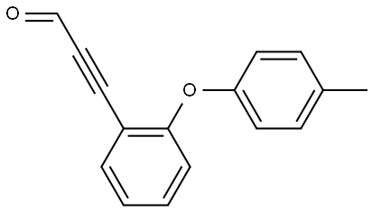 3-[2-(4-Methylphenoxy)phenyl]-2-propynal Structure