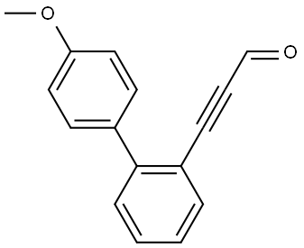 3-(4'-Methoxy[1,1'-biphenyl]-2-yl)-2-propynal Structure