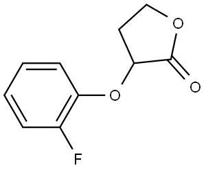 3-(2-fluorophenoxy)dihydrofuran-2(3H)-one Structure