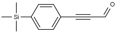 3-[4-(Trimethylsilyl)phenyl]-2-propynal Structure