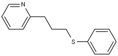 2-[3-(Phenylthio)propyl]pyridine Structure