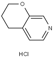 3,4-dihydro-2H-pyrano[2,3-c]pyridine hydrochloride Structure