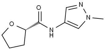 (S)-N-(1-methyl-1H-pyrazol-4-yl)tetrahydrofuran-2-carboxamide Structure