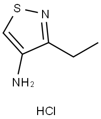 3-ethylisothiazol-4-amine hydrochloride 구조식 이미지