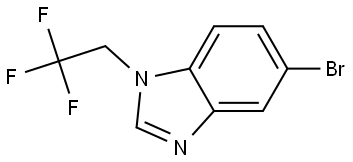 5-bromo-1-(2,2,2-trifluoroethyl)-1H-benzo[d]imidazole Structure