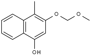 3-(Methoxymethoxy)-4-methylnaphthalen-1-ol Structure