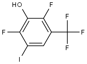 2,6-Difluoro-3-iodo-5-(trifluoromethyl)phenol Structure