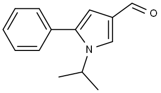 1-isopropyl-5-phenyl-1H-pyrrole-3-carbaldehyde Structure