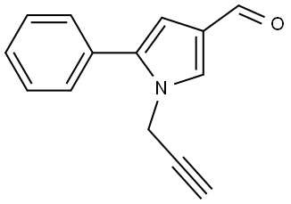 5-phenyl-1-(prop-2-yn-1-yl)-1H-pyrrole-3-carbaldehyde Structure