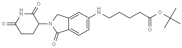 Lenalidomide-5'-C4-COO(t-Bu) Structure