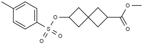 methyl 6-(tosyloxy)spiro[3.3]heptane-2-carboxylate Structure