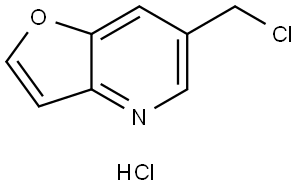 6-(Chloromethyl)furo[3,2-b]pyridine (hydrochloride) Structure