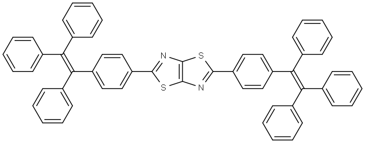 2,5-bis(4-(1,2,2-triphenylvinyl)phenyl)thiazolo[5,4-d]thiazole 구조식 이미지