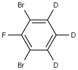 1,3-dibromo-2-fluorobenzene-4,5,6-d3 Structure