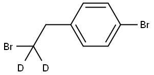 1-bromo-4-(2-bromoethyl-2,2-d2)benzene Structure