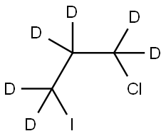 1-chloro-3-iodopropane-1,1,2,2,3,3-d6 Structure