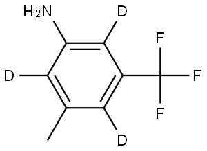 3-methyl-5-(trifluoromethyl)benzen-2,4,6-d3-amine Structure