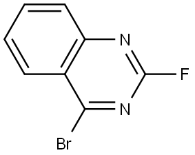 4-bromo-2-fluoroquinazoline Structure