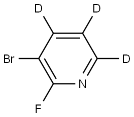 3-bromo-2-fluoropyridine-4,5,6-d3 Structure