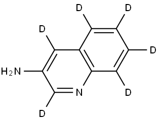 quinolin-d6-3-amine Structure