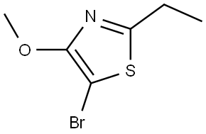5-bromo-2-ethyl-4-methoxythiazole Structure