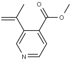 methyl 3-(prop-1-en-2-yl)isonicotinate Structure