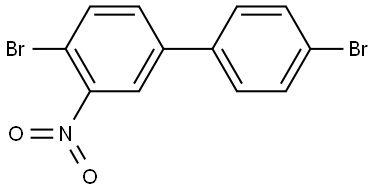 4,4'-dibromo-3-nitro-1,1'-biphenyl Structure