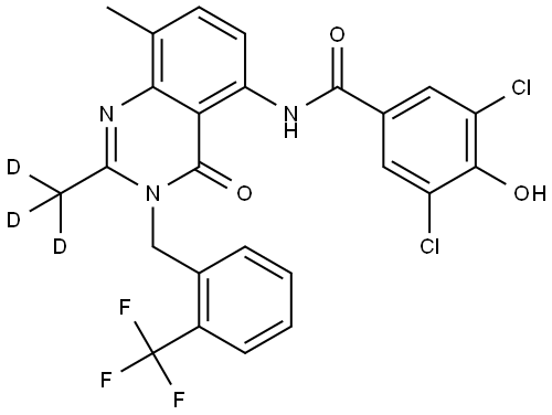 HSD17B13-IN-80-dsub>3 Structure