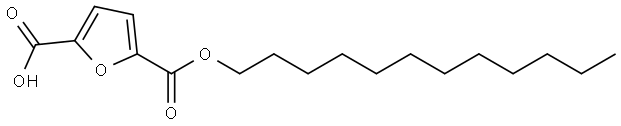 2-Dodecyl 2,5-furandicarboxylate Structure