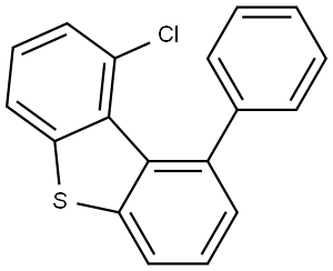 Dibenzothiophene, 1-chloro-9-phenyl- Structure