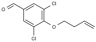 4-(3-Buten-1-yloxy)-3,5-dichlorobenzaldehyde Structure